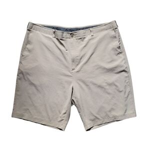 Ben‎ Hogan Performance Golf Shorts Mens 46 Beige Tan Khaki Wicking Stretch